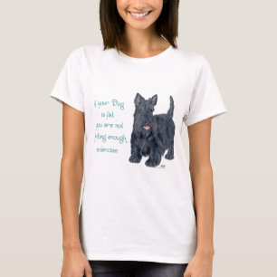 Camiseta Terto Escocês com Sabedoria - Se seu Cachorro está