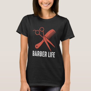 Camiseta Tesarol da Vida de Barbeiro Tesoura de Cabeleireir