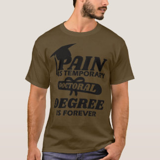 Camiseta Tese De Doutorado Engraçado Dizendo