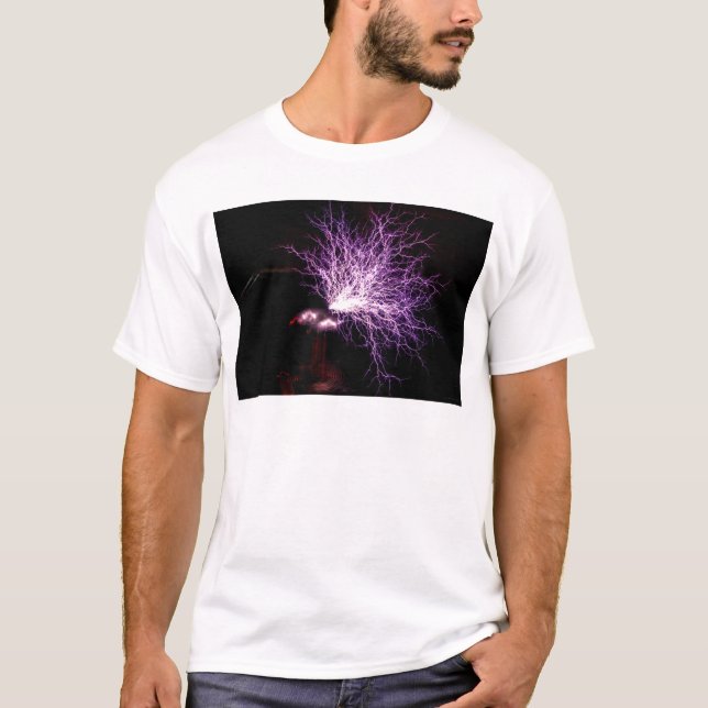 Camiseta Tesla Coil Plasma (Frente)