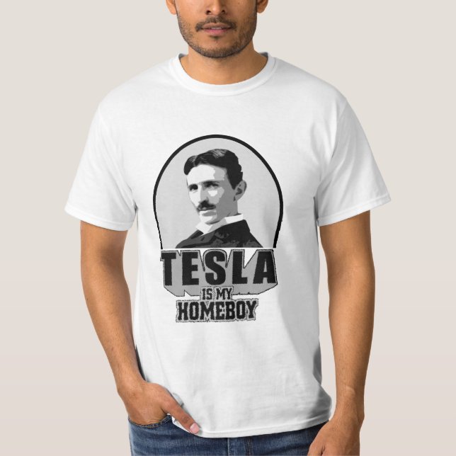 Camiseta Tesla é meu ficar em casa (Frente)