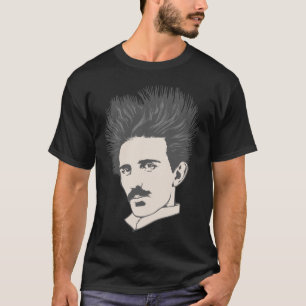 Camiseta Tesla estático