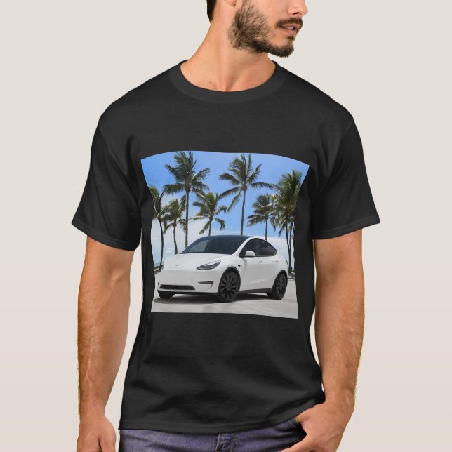 Camiseta Tesla Model Y No (Frente)