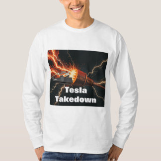 Camiseta Tesla Takedown elon musk mens