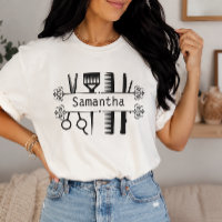 Tesoura de cabeleireiro personalizada para cabelei