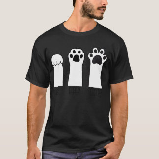Camiseta Tesoura de Papel de Gato Engraçado Molho de Gato