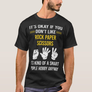 Camiseta Tesoura de Papel do Smart Pessoas Rock