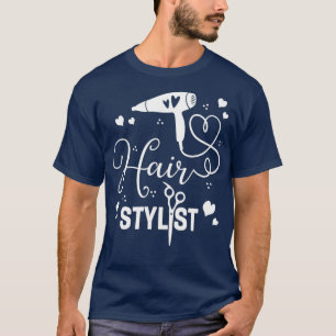 Camiseta Tesoura Hair Stylist Secador Hairstylist Barber