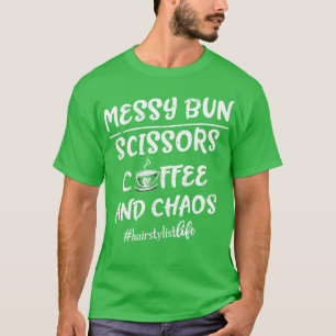 Camiseta Tesoura Mensageira Café Hairstylist
