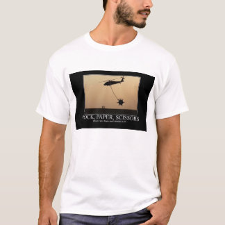 Camiseta Tesouras de papel da rocha: Onde está seu papel