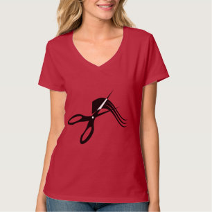 Camiseta Tesouras do barbeiro - cabeleireiro