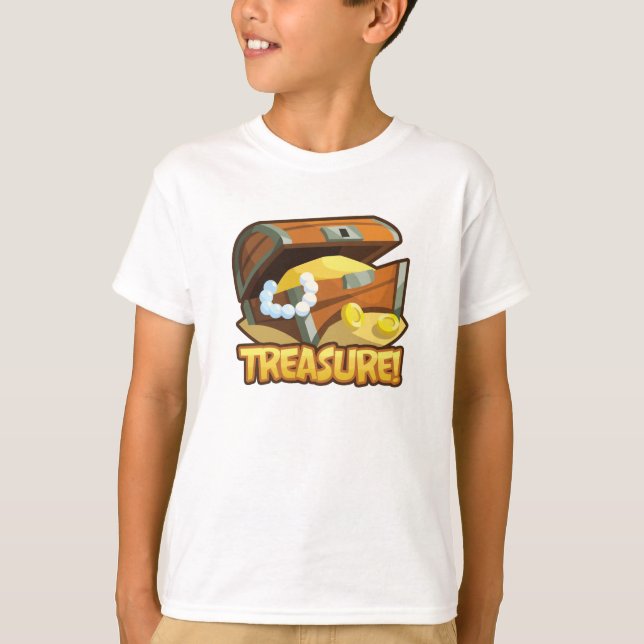 Camiseta Tesouro! T-shirt dos miúdos (Frente)