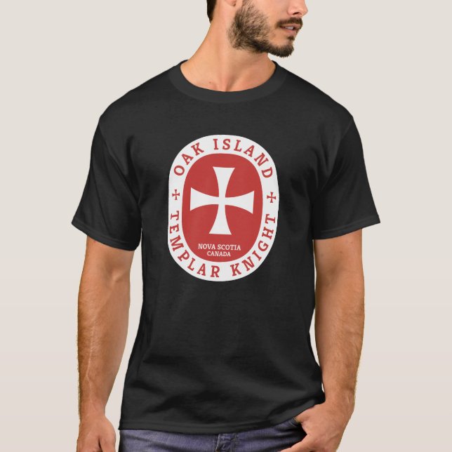 Camiseta Tesouro Templário de Oak Island (Frente)