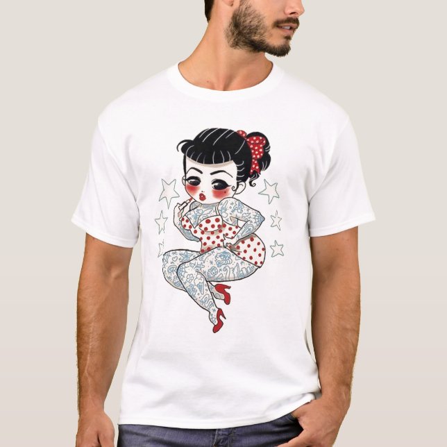 Camiseta tessie tattooed (Frente)