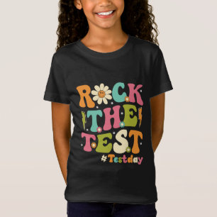 Camiseta Test Day Rock The Test Motivational Teacher You Go