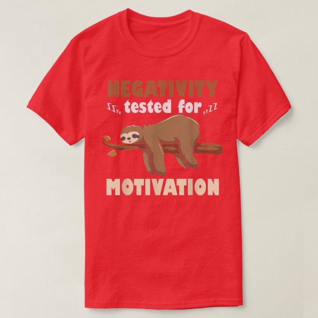 Camiseta Testado Negativo Para Lama Motiva Lama Motiva (Frente do Design)