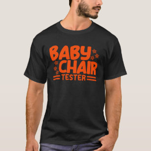 Camiseta Testador de Cadeira de Bebê de Pessoas Curtas
