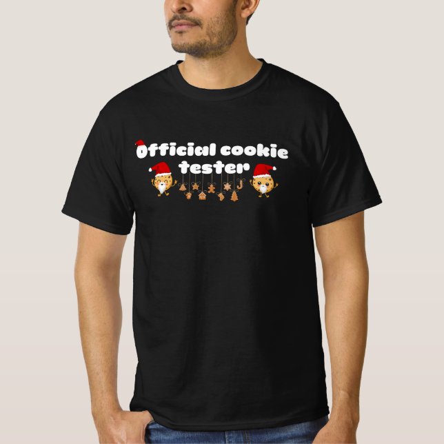 Camiseta testador de cookie oficial (Frente)