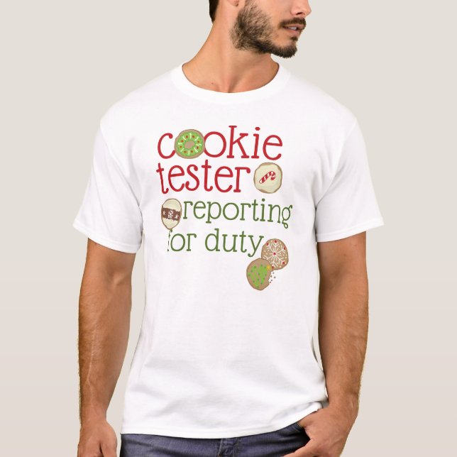 Camiseta testador de cookies (Frente)