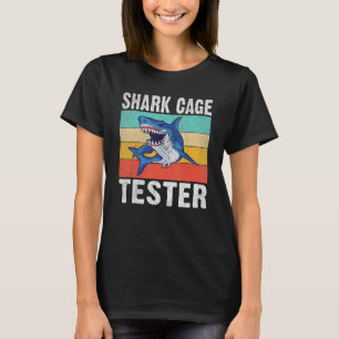 Camiseta Testador de Gaiola de Tubarão Amputação Deficiente