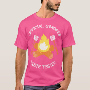 Camiseta Testador de gosto S'Mores (Smores), Marshmallow Ro