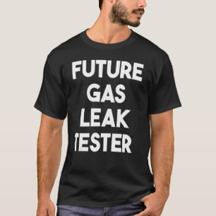 Camiseta Testador Futuro de Fuga de Gás