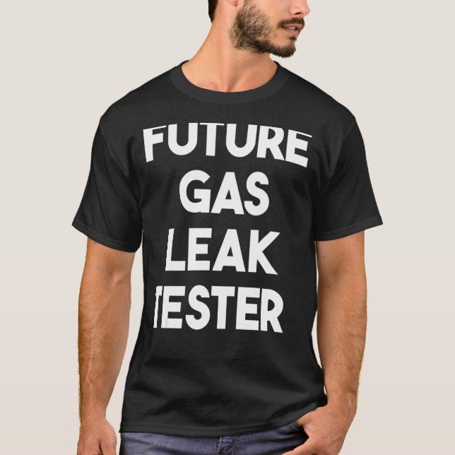 Camiseta Testador Futuro de Fuga de Gás (Frente)