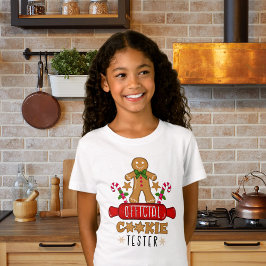 Camiseta Testador Oficial de Biscoitos Natal Férias