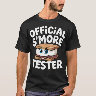 Camiseta Testador Oficial de Marshmallow para Acampamento e