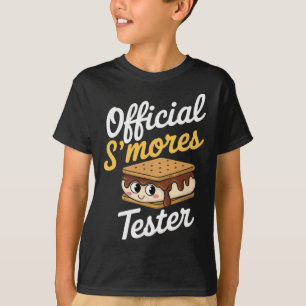 Camiseta Testador Oficial de S'mores Acampamento Smores Kaw