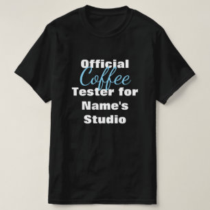 Camiseta Testador Oficial Engraçado Nome Personalizado & Es