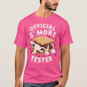 Camiseta Testador Oficial Marshmallow Campfire Smores