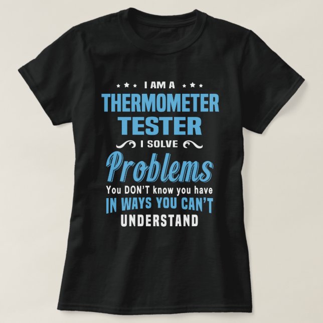 Camiseta Testador Termômetro (Frente do Design)