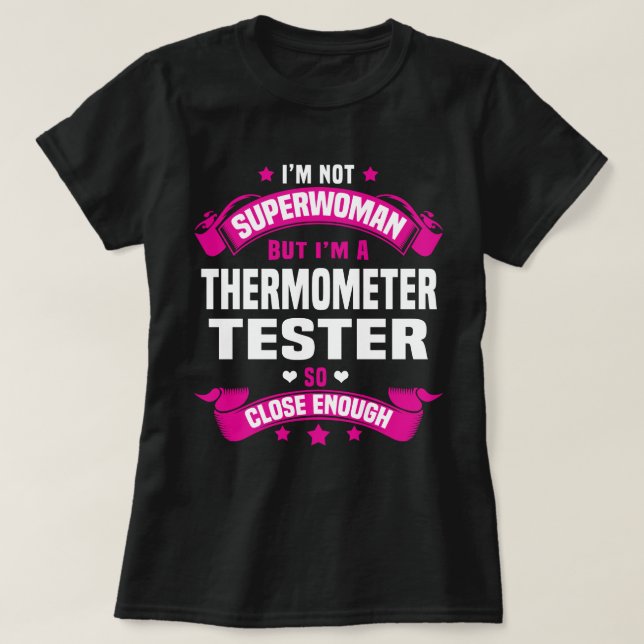 Camiseta Testador Termômetro (Frente do Design)