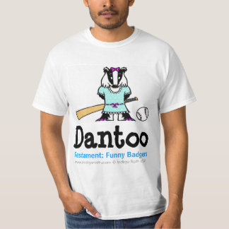 Camiseta TESTAMENTO: T ENGRAÇADO de Dantoo dos TEXUGOS (TM)