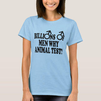 Camiseta Teste animal engraçado
