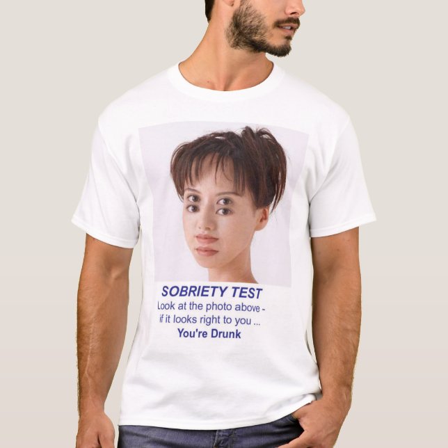 Camiseta teste da sobriedade (Frente)
