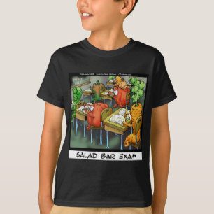 Camiseta Teste de Bar de Salada Engraçado