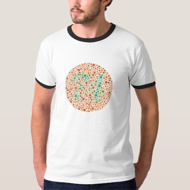 Camiseta Teste de cor Ishihara (Frente)