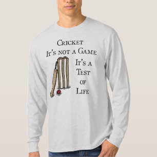 Camiseta Teste de críquete