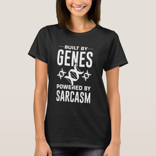 Camiseta Teste De Dna De Sarcasmo Testes Genéticos Crispr M (Frente)