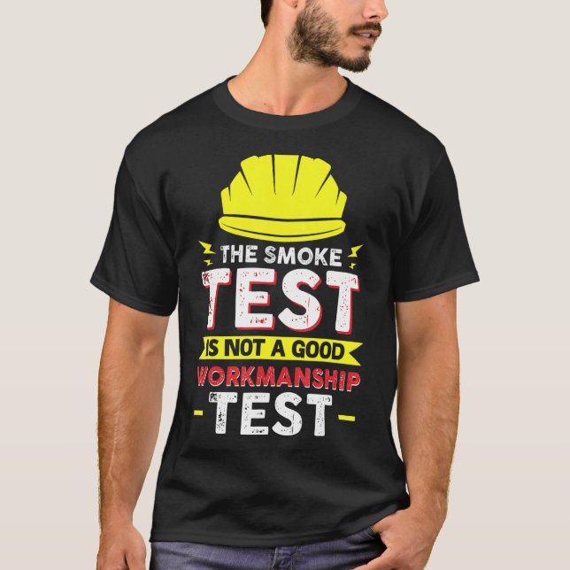 Camiseta Teste de Fumaça de Colega e Companheiro de Trabalh (Frente)