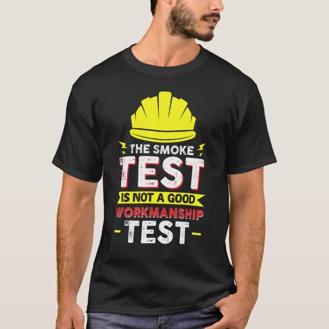 Camiseta Teste de Fumaça de Colega e Companheiro de Trabalh (Frente)