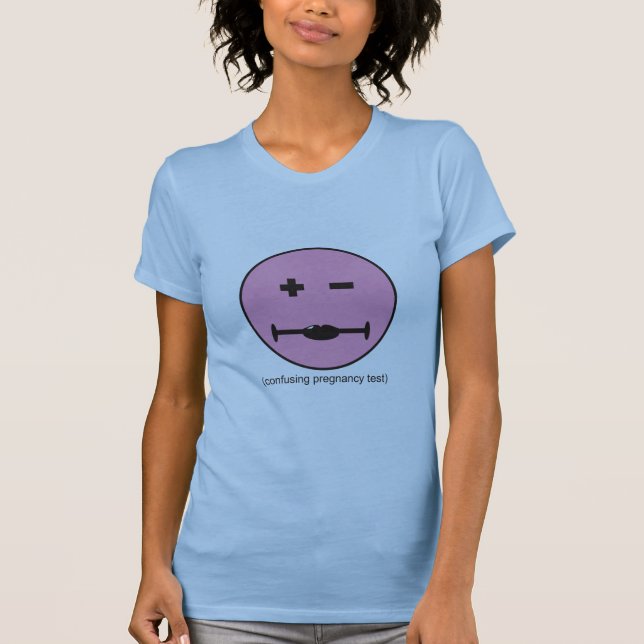 Camiseta Teste de gravidez desconcertante (Frente)