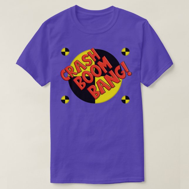 Camiseta Teste de impacto - fantasia engraçada (Frente do Design)