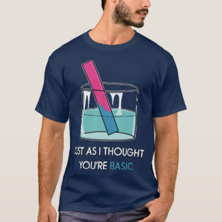 Camiseta Teste de Litmus Engraçado Química Engraçada STEM H