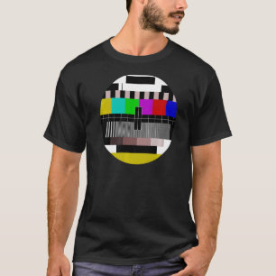 Camiseta Teste de padrão de teste de placa Teste de imagem