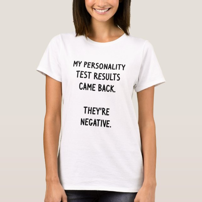 Camiseta Teste de personalidade (Frente)