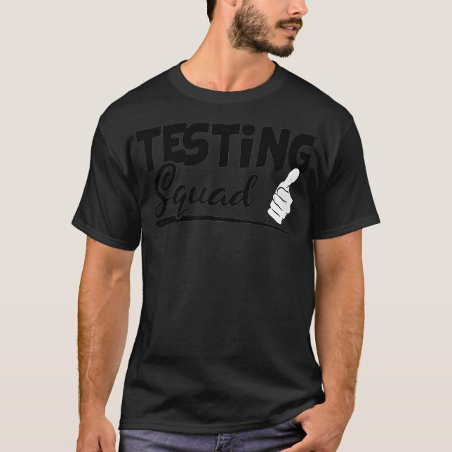 Camiseta Teste De Presentes De Dia De Teste Engraçado No Es (Frente)