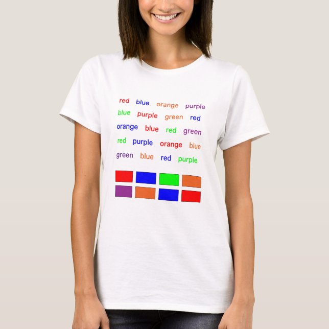Camiseta Teste de Stroop (Frente)